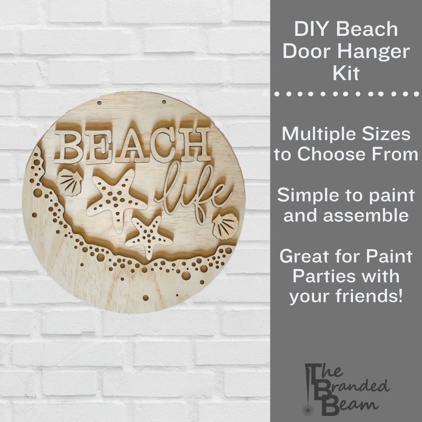 Beach Life Door Hanger DIY Kit