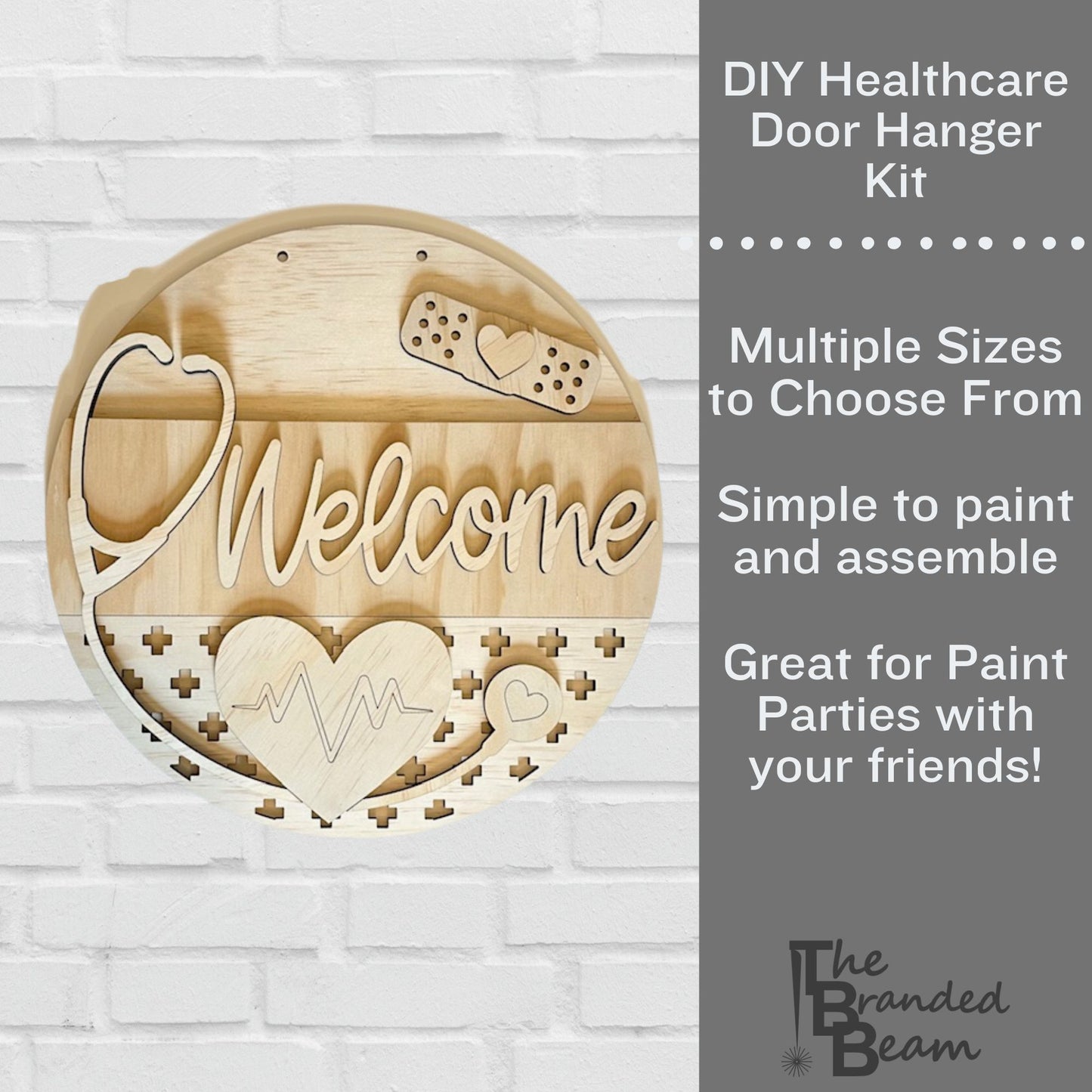 Healthcare Welcome DIY Door Hanger Kit