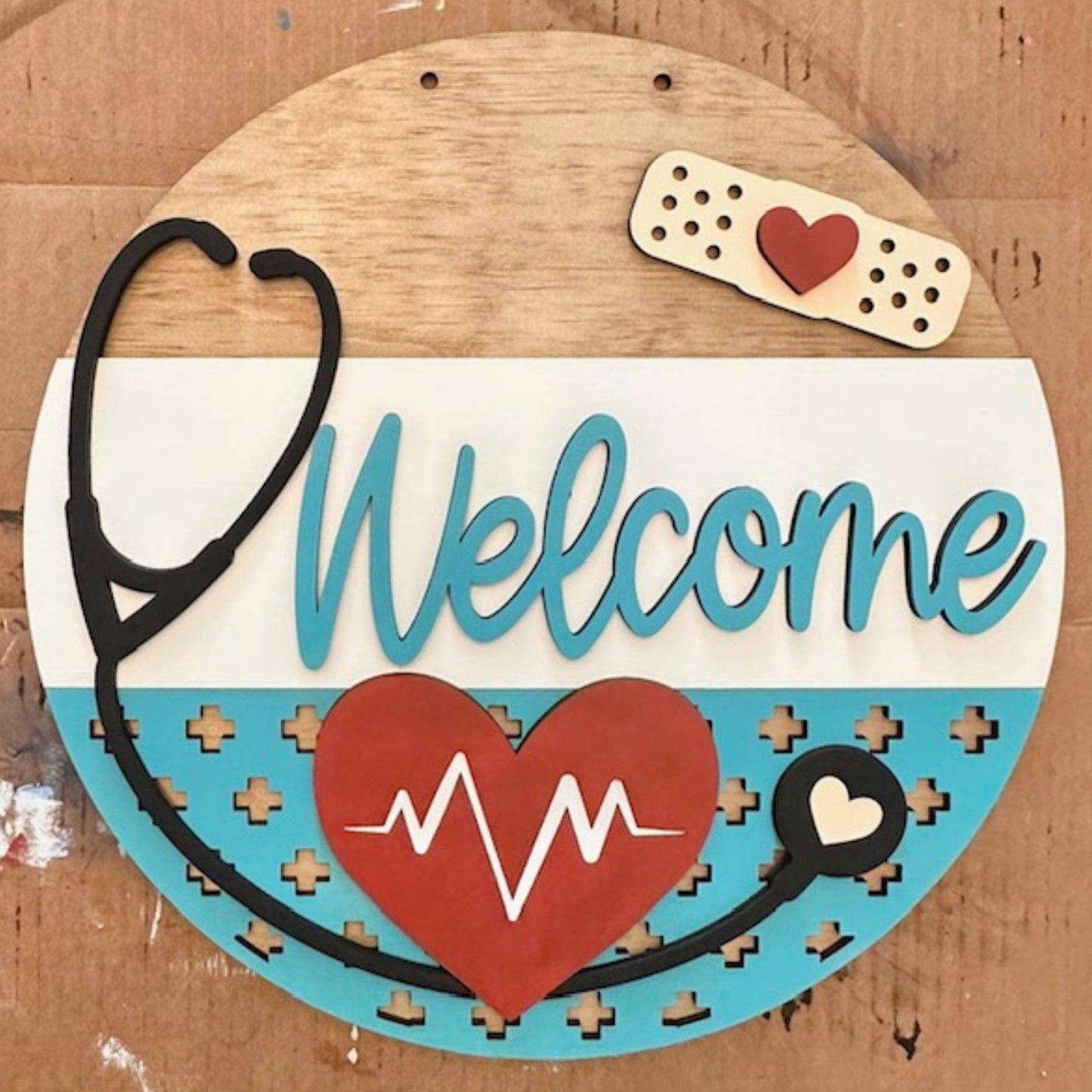 Healthcare Welcome DIY Door Hanger Kit